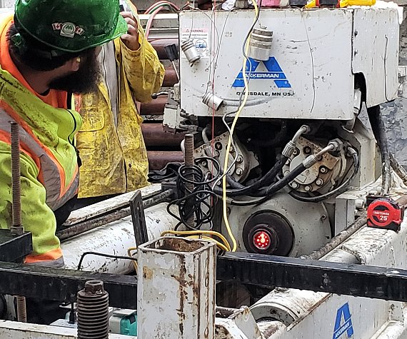Guided Horizontal Drilling under a highway